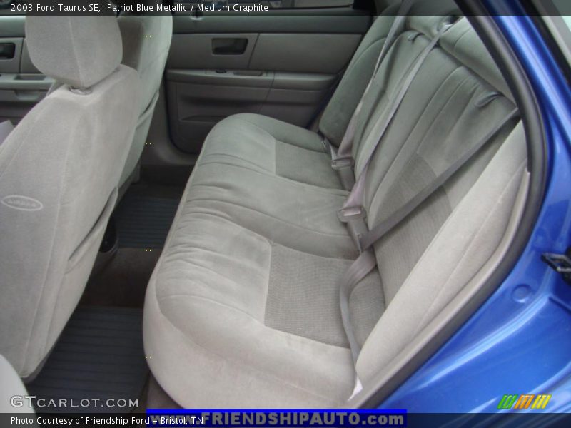 Patriot Blue Metallic / Medium Graphite 2003 Ford Taurus SE