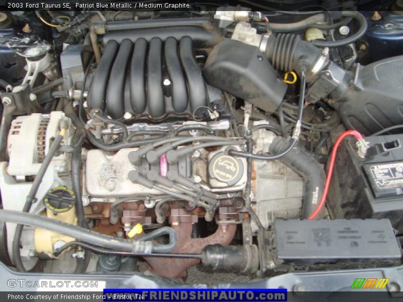 Patriot Blue Metallic / Medium Graphite 2003 Ford Taurus SE