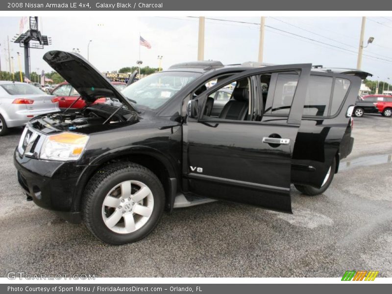 Galaxy Black / Charcoal 2008 Nissan Armada LE 4x4