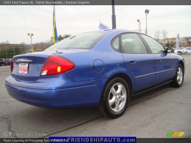 Patriot Blue Metallic / Medium Graphite 2003 Ford Taurus SE