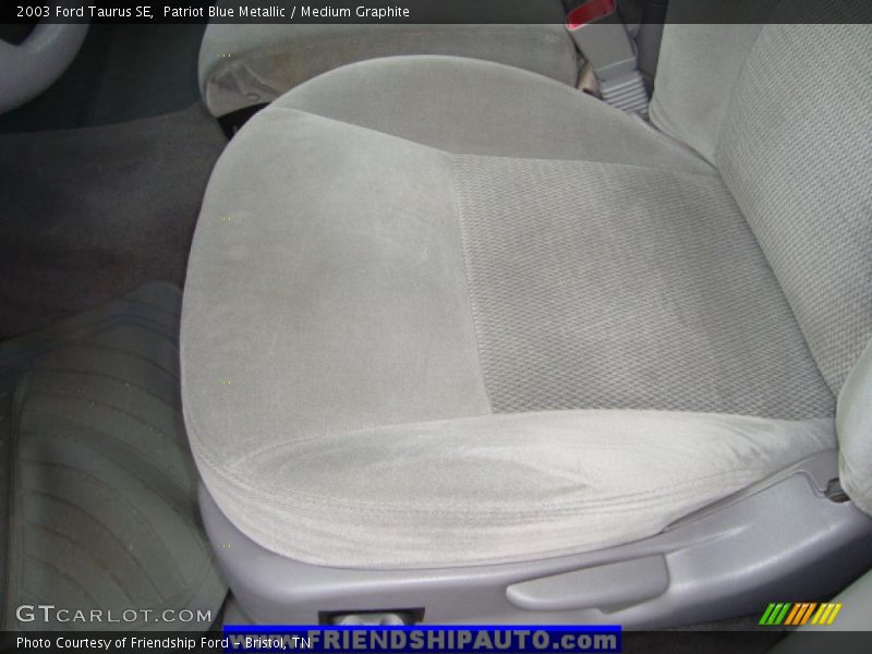 Patriot Blue Metallic / Medium Graphite 2003 Ford Taurus SE