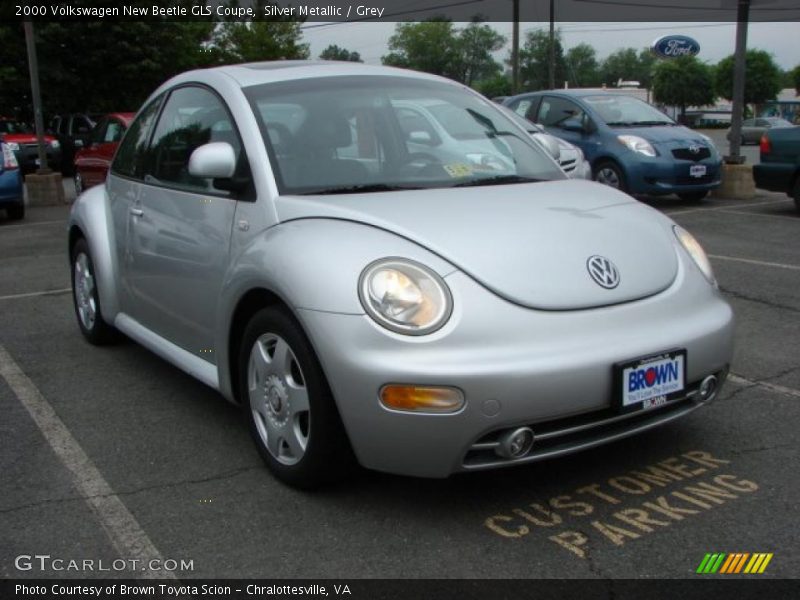 Silver Metallic / Grey 2000 Volkswagen New Beetle GLS Coupe