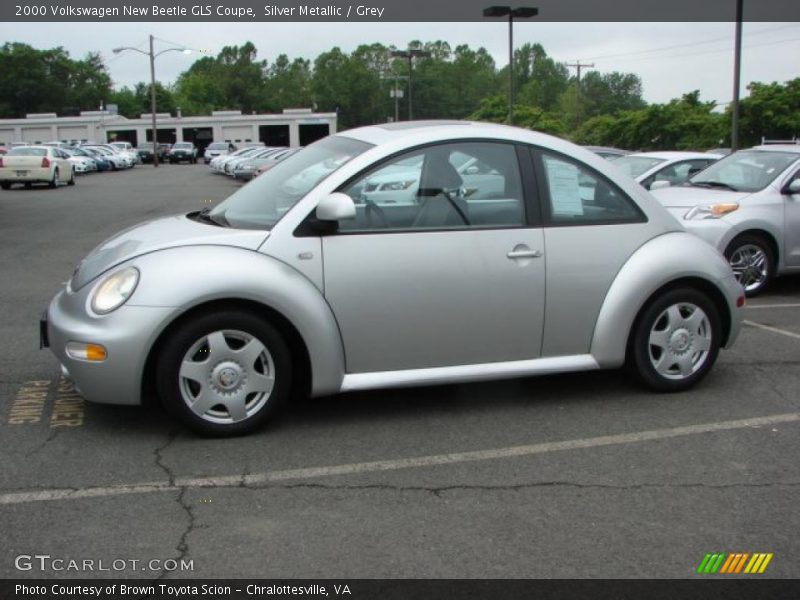 Silver Metallic / Grey 2000 Volkswagen New Beetle GLS Coupe