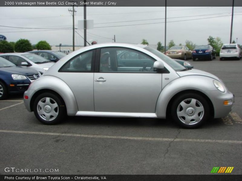 Silver Metallic / Grey 2000 Volkswagen New Beetle GLS Coupe
