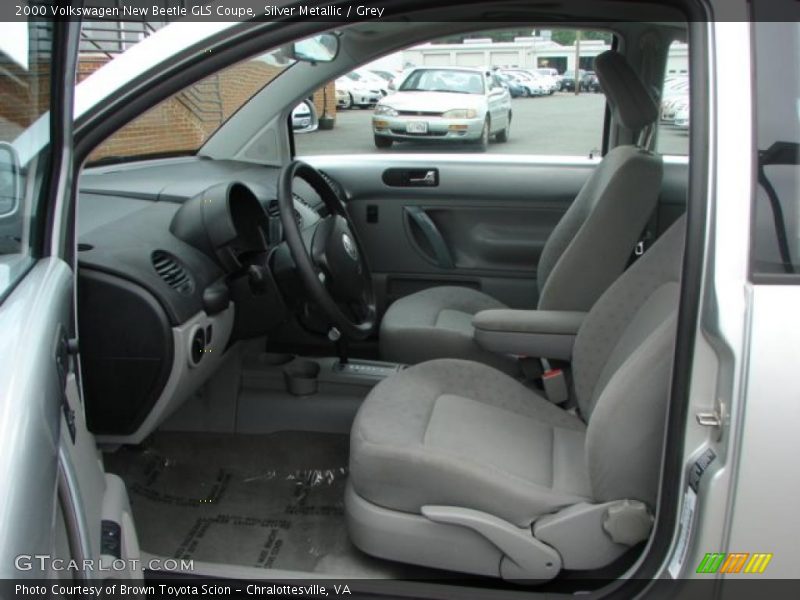 Silver Metallic / Grey 2000 Volkswagen New Beetle GLS Coupe