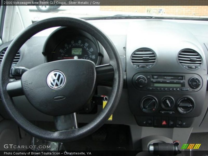 Silver Metallic / Grey 2000 Volkswagen New Beetle GLS Coupe