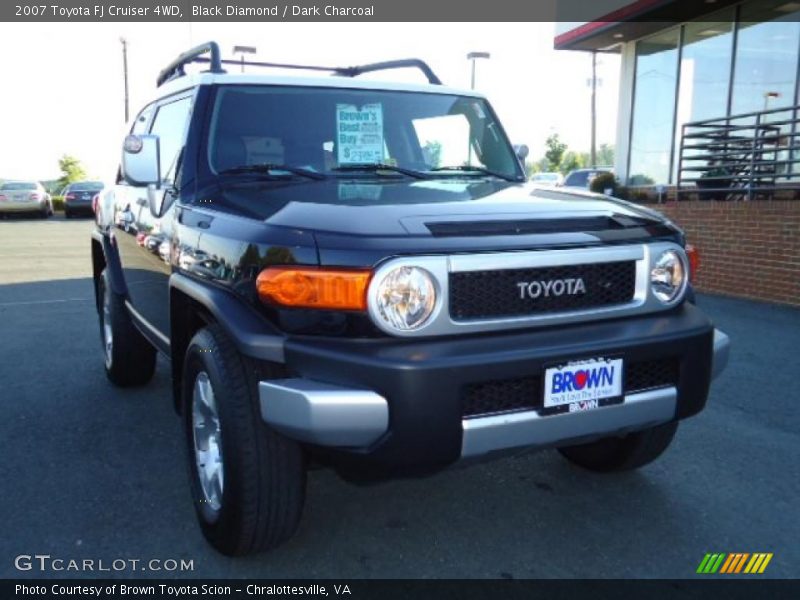 Black Diamond / Dark Charcoal 2007 Toyota FJ Cruiser 4WD
