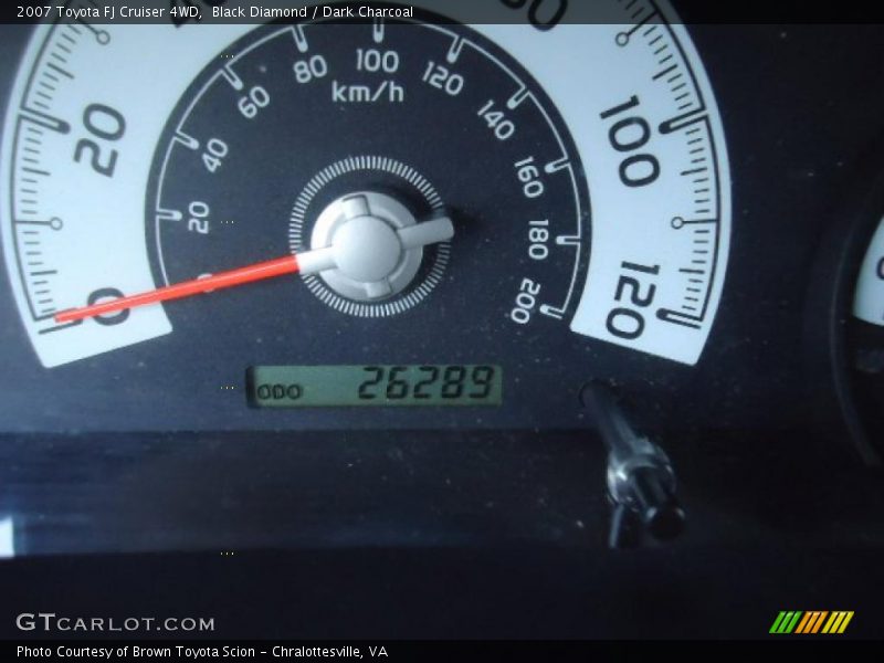 Black Diamond / Dark Charcoal 2007 Toyota FJ Cruiser 4WD