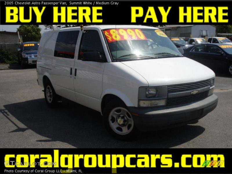 Summit White / Medium Gray 2005 Chevrolet Astro Passenger Van
