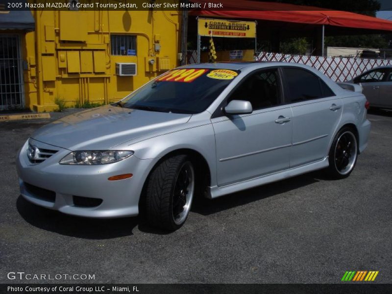 Glacier Silver Metallic / Black 2005 Mazda MAZDA6 i Grand Touring Sedan