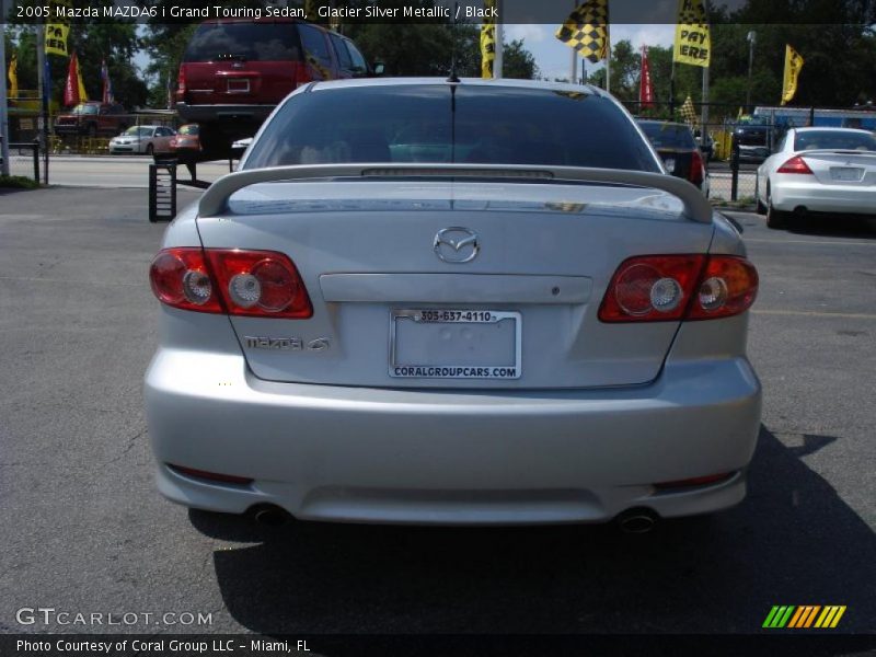 Glacier Silver Metallic / Black 2005 Mazda MAZDA6 i Grand Touring Sedan