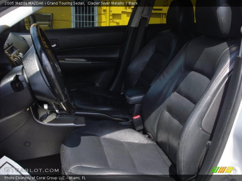 Glacier Silver Metallic / Black 2005 Mazda MAZDA6 i Grand Touring Sedan
