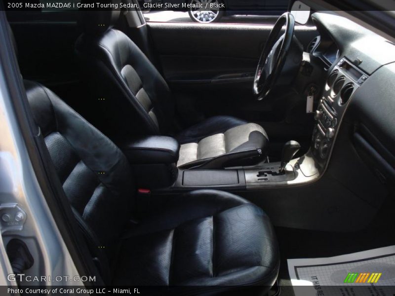 Glacier Silver Metallic / Black 2005 Mazda MAZDA6 i Grand Touring Sedan