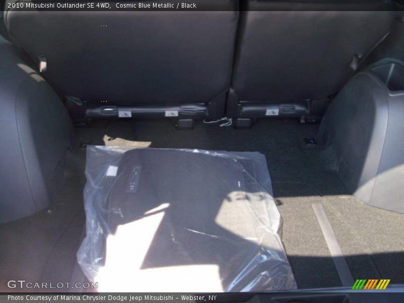 Cosmic Blue Metallic / Black 2010 Mitsubishi Outlander SE 4WD