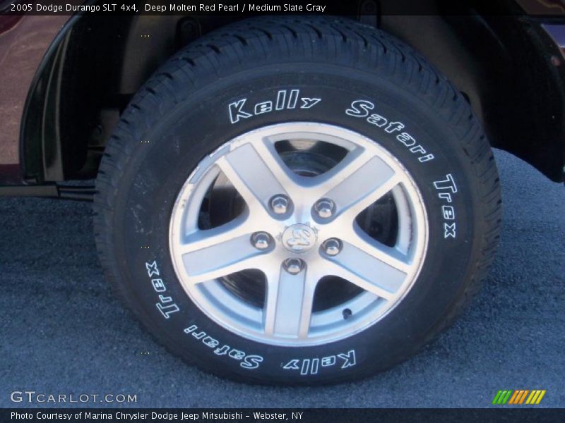 Deep Molten Red Pearl / Medium Slate Gray 2005 Dodge Durango SLT 4x4