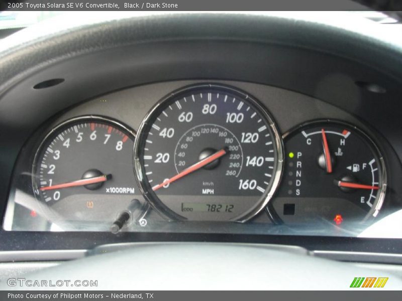 Black / Dark Stone 2005 Toyota Solara SE V6 Convertible