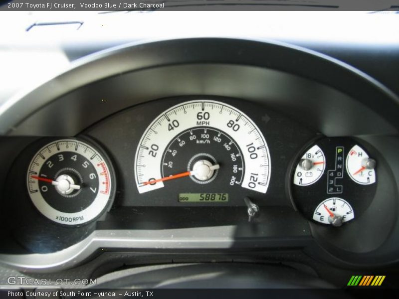 Voodoo Blue / Dark Charcoal 2007 Toyota FJ Cruiser