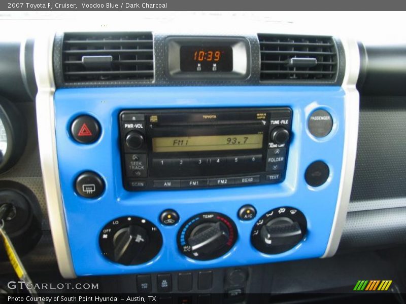 Voodoo Blue / Dark Charcoal 2007 Toyota FJ Cruiser