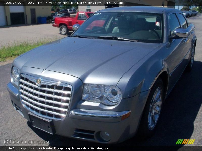 Silver Steel Metallic / Dark Slate Gray/Light Graystone 2006 Chrysler 300 C HEMI