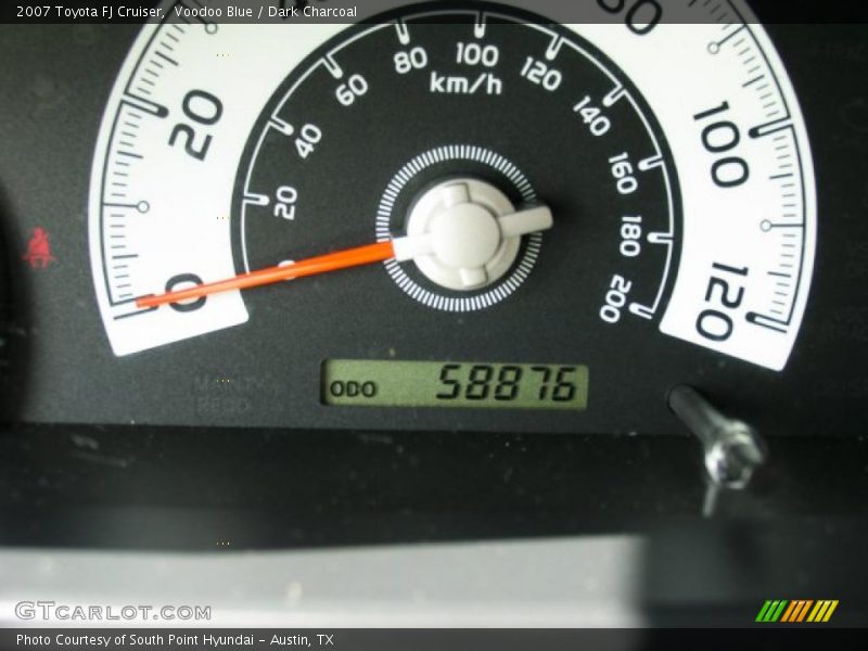 Voodoo Blue / Dark Charcoal 2007 Toyota FJ Cruiser