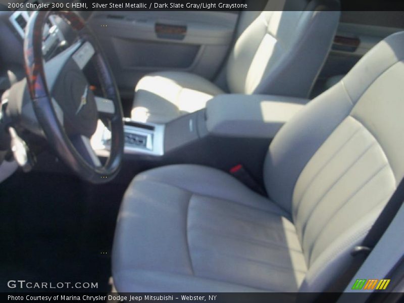Silver Steel Metallic / Dark Slate Gray/Light Graystone 2006 Chrysler 300 C HEMI