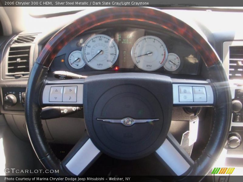 Silver Steel Metallic / Dark Slate Gray/Light Graystone 2006 Chrysler 300 C HEMI