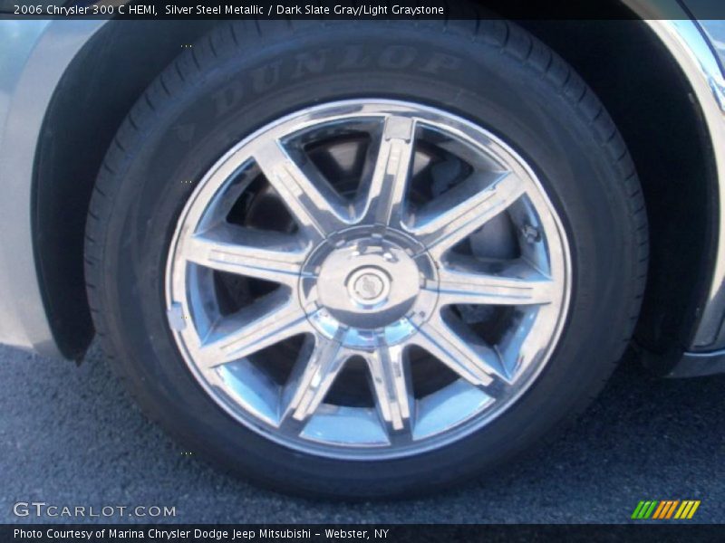 Silver Steel Metallic / Dark Slate Gray/Light Graystone 2006 Chrysler 300 C HEMI