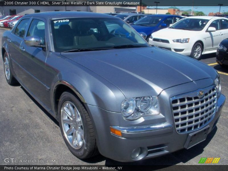 Silver Steel Metallic / Dark Slate Gray/Light Graystone 2006 Chrysler 300 C HEMI