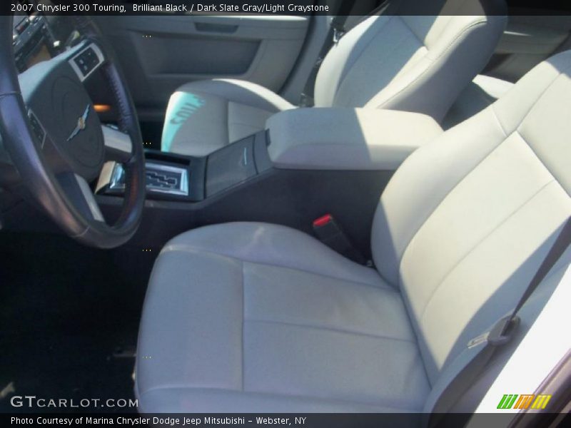Brilliant Black / Dark Slate Gray/Light Graystone 2007 Chrysler 300 Touring