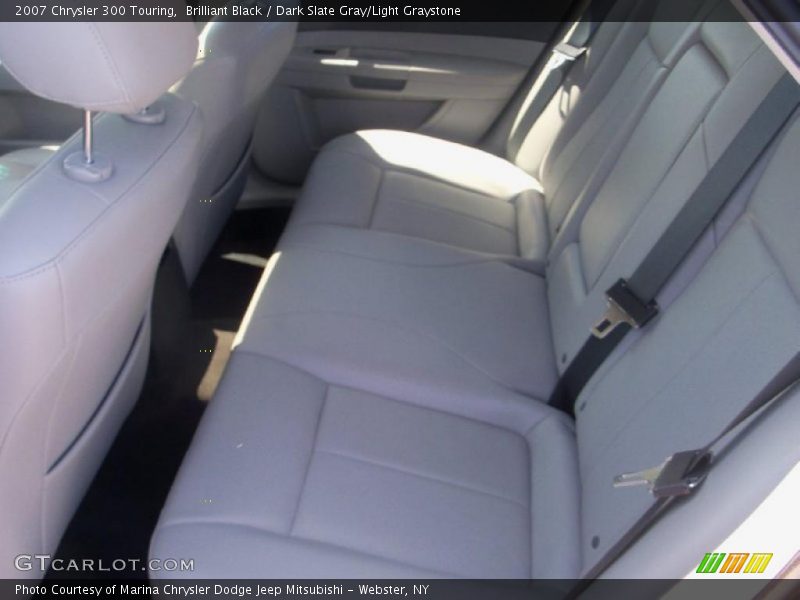 Brilliant Black / Dark Slate Gray/Light Graystone 2007 Chrysler 300 Touring