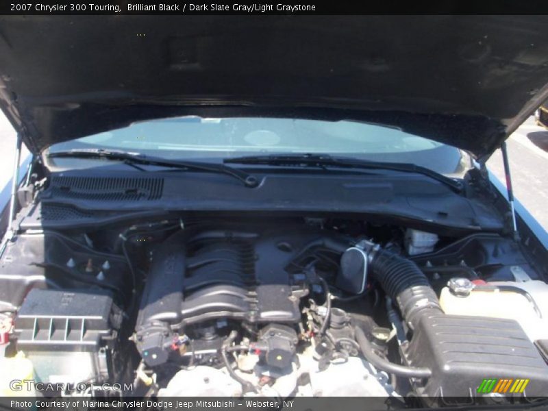 Brilliant Black / Dark Slate Gray/Light Graystone 2007 Chrysler 300 Touring