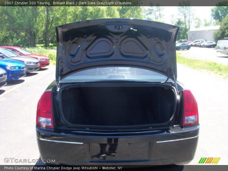 Brilliant Black / Dark Slate Gray/Light Graystone 2007 Chrysler 300 Touring