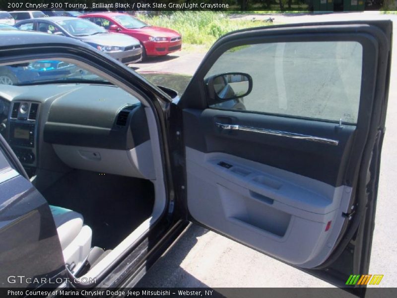 Brilliant Black / Dark Slate Gray/Light Graystone 2007 Chrysler 300 Touring