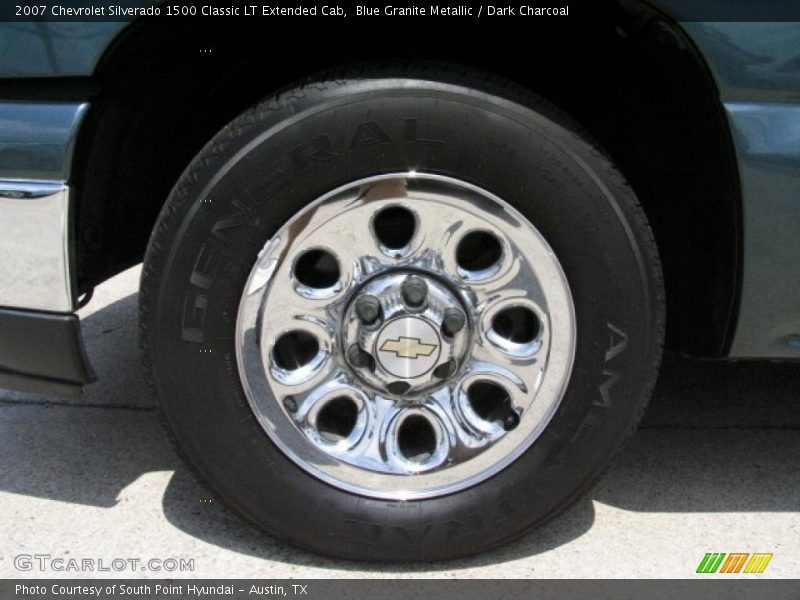 Blue Granite Metallic / Dark Charcoal 2007 Chevrolet Silverado 1500 Classic LT Extended Cab