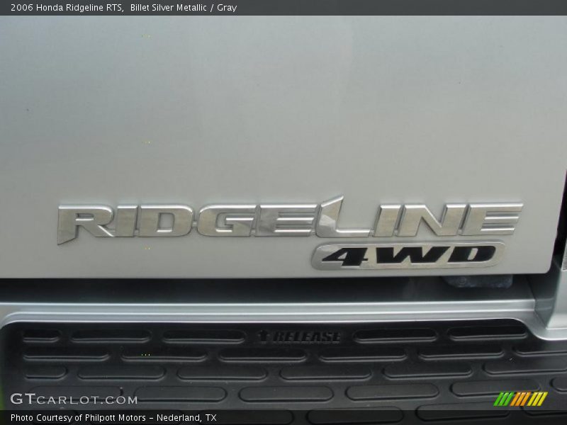 Billet Silver Metallic / Gray 2006 Honda Ridgeline RTS