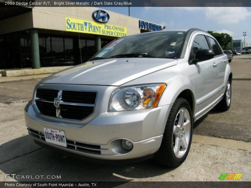 Bright Silver Metallic / Dark Slate Gray/Blue 2009 Dodge Caliber R/T