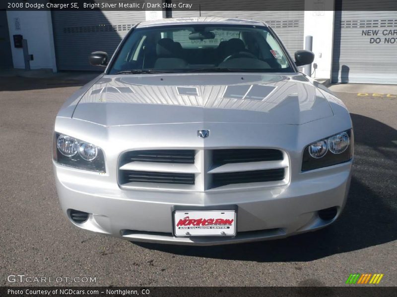 Bright Silver Metallic / Dark Slate Gray 2008 Dodge Charger SE