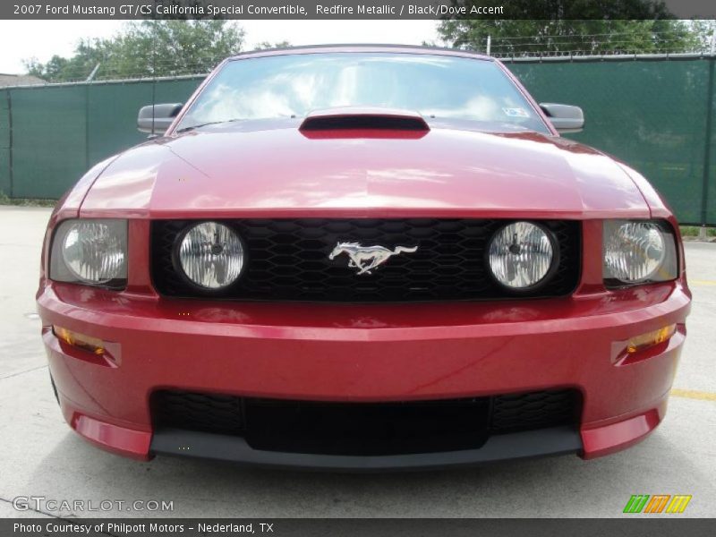 Redfire Metallic / Black/Dove Accent 2007 Ford Mustang GT/CS California Special Convertible