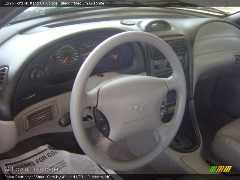 Black / Medium Graphite 1996 Ford Mustang GT Coupe