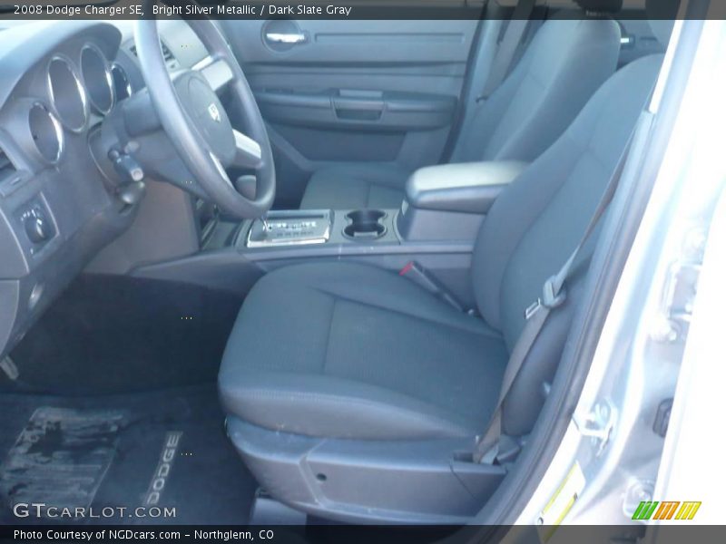 Bright Silver Metallic / Dark Slate Gray 2008 Dodge Charger SE