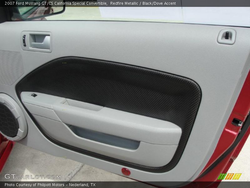 Redfire Metallic / Black/Dove Accent 2007 Ford Mustang GT/CS California Special Convertible