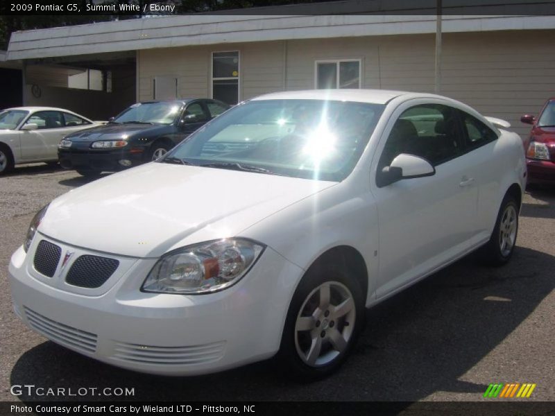 Summit White / Ebony 2009 Pontiac G5