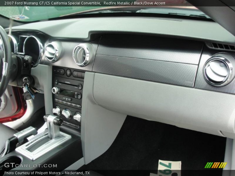 Redfire Metallic / Black/Dove Accent 2007 Ford Mustang GT/CS California Special Convertible