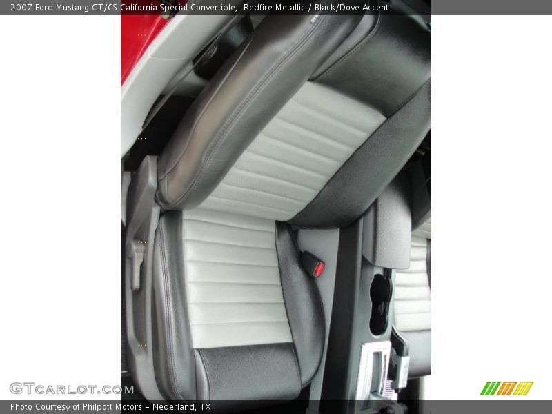 Redfire Metallic / Black/Dove Accent 2007 Ford Mustang GT/CS California Special Convertible