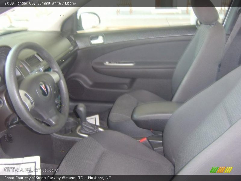 Summit White / Ebony 2009 Pontiac G5