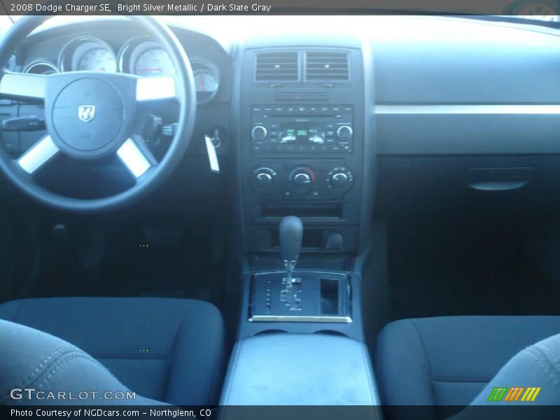 Bright Silver Metallic / Dark Slate Gray 2008 Dodge Charger SE