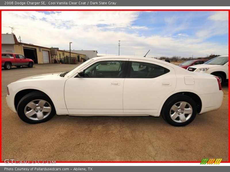 Cool Vanilla Clear Coat / Dark Slate Gray 2008 Dodge Charger SE