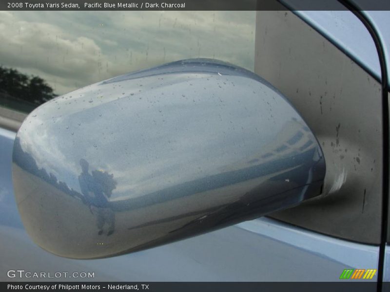 Pacific Blue Metallic / Dark Charcoal 2008 Toyota Yaris Sedan