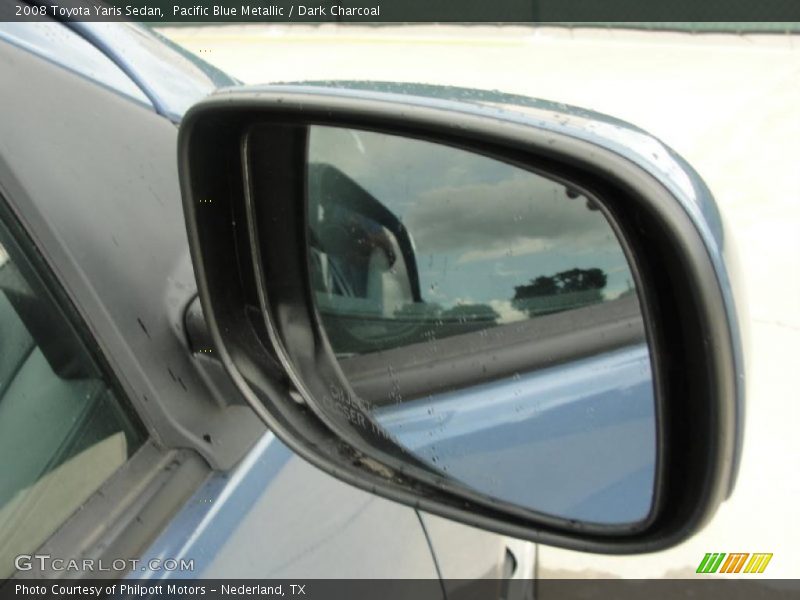 Pacific Blue Metallic / Dark Charcoal 2008 Toyota Yaris Sedan