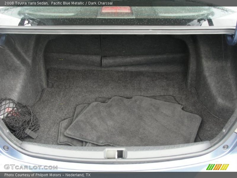 Pacific Blue Metallic / Dark Charcoal 2008 Toyota Yaris Sedan